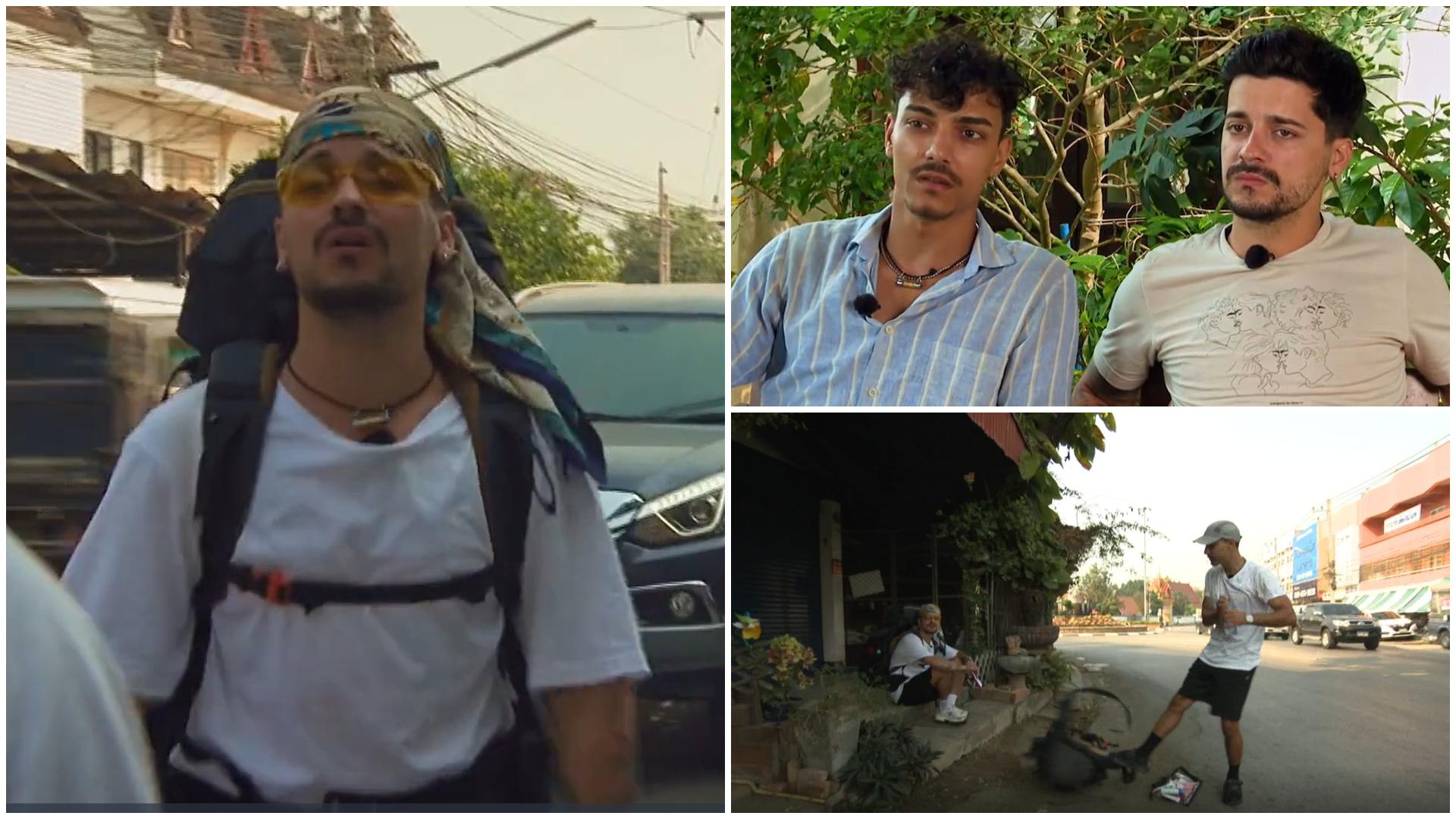Asia Express, sezon 7. Momente tensionate pentru Andrei Ursu și Vlad Condurache la autostop: „Am avut un tantrum ca ăștia mici”