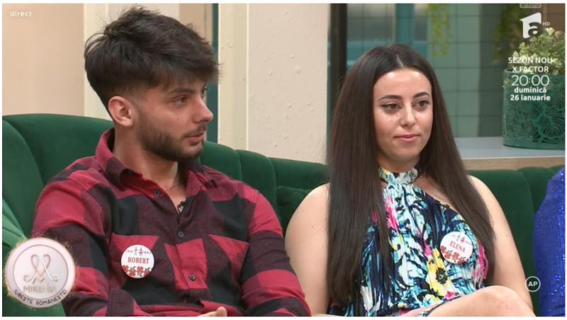 Mireasa, sezon 11, 16 ianuarie 2025. Elena s-a simțit prost după ce Robert a spus că nu e genul lui. Ce au discutat apoi