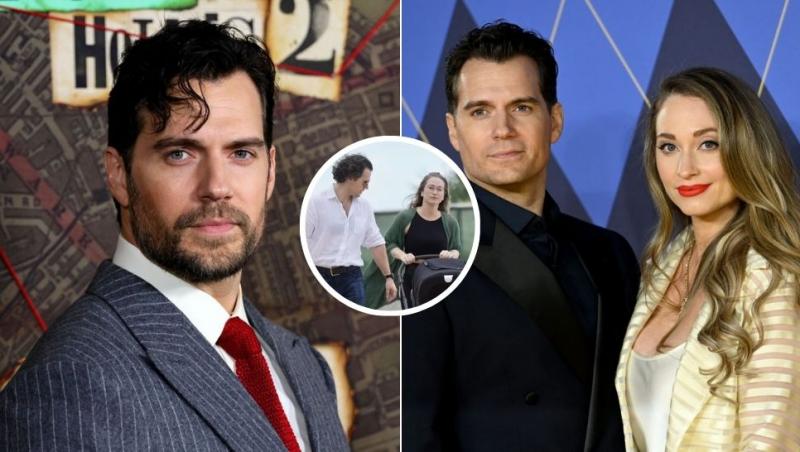 colaj Henry Cavill, Henry Cavill și Natalie Viscuso, Henry Cavill și Natalie Viscuso la plimbare cu cel mic