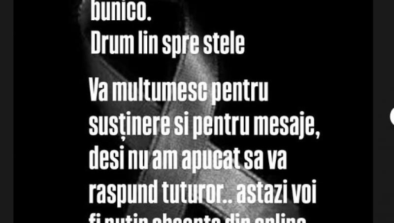 Ispita Mădălina este din nou în doliu! Bunica ei s-a stins din viață la câteva zile distanță după ce a murit și bunicul ei