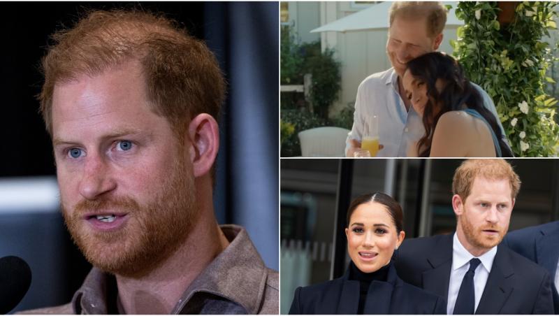 colaj foto printul harry si meghan markle
