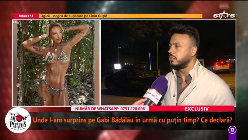 Prima reacție a lui Gabi Bădălău după ce s-a zvonit că ar avea o relație cu Ema Uta. Formează sau nu un cuplu?