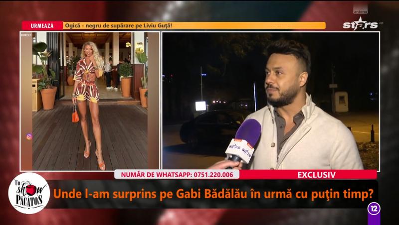 Prima reacție a lui Gabi Bădălău după ce s-a zvonit că ar avea o relație cu Ema Uta. Formează sau nu un cuplu?