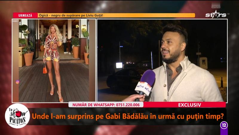 Prima reacție a lui Gabi Bădălău după ce s-a zvonit că ar avea o relație cu Ema Uta. Formează sau nu un cuplu?