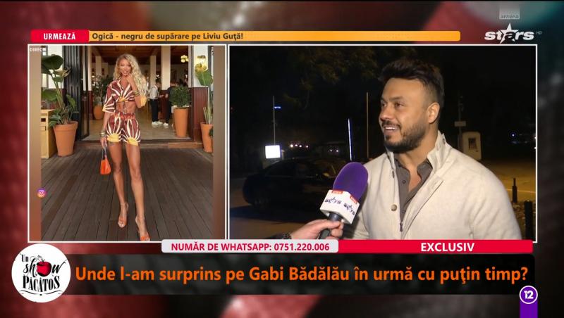 Prima reacție a lui Gabi Bădălău după ce s-a zvonit că ar avea o relație cu Ema Uta. Formează sau nu un cuplu?