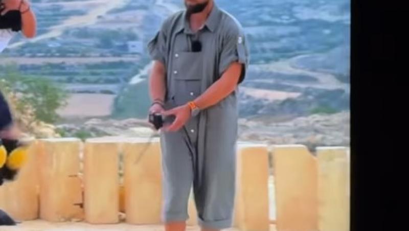 Reacția amuzantă a Gabrielei Prisăcariu când și-a văzut soțul la Power Couple. 