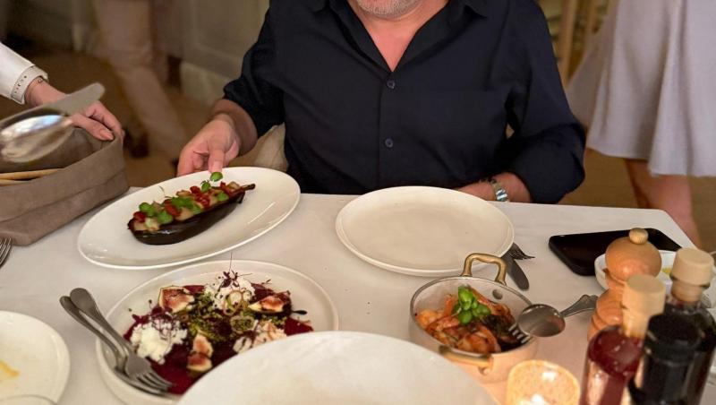 Chef Alexandru Sautner studiază trendurile culinare și în vacanță, alături de familie: „M-am bucurat de experiența gastronomică”