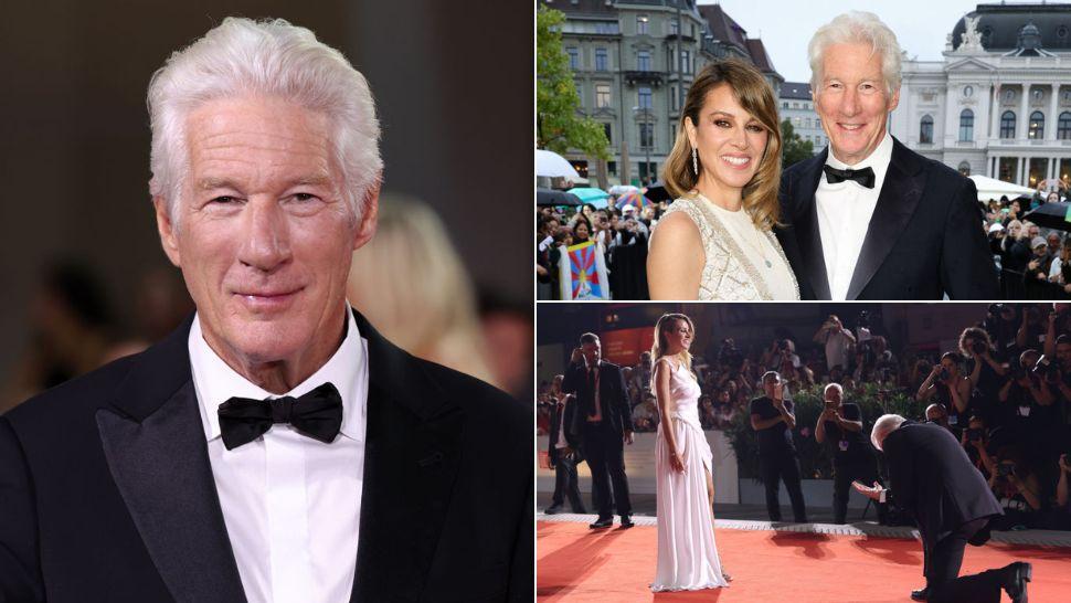 colaj richard gere, richard gere și soția sa, alejandra silva