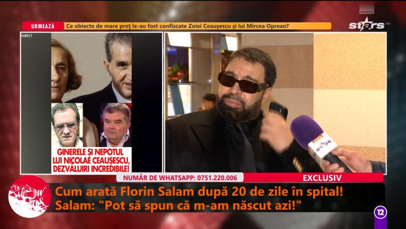 Florin Salam a fost externat! Cum se simte după 20 de zile petrecute într-un spital din străinătate. Primele declarații