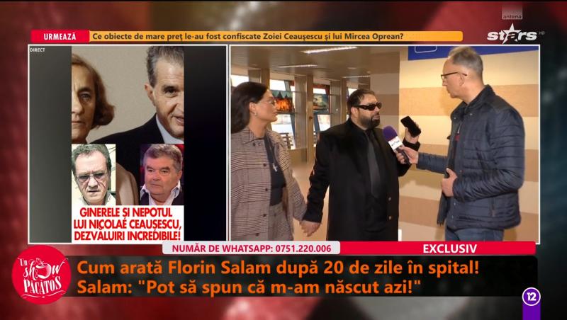 Florin Salam a fost externat! Cum se simte după 20 de zile petrecute într-un spital din străinătate. Primele declarații