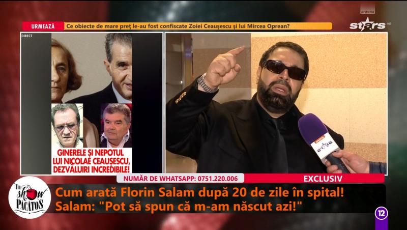 Florin Salam a fost externat! Cum se simte după 20 de zile petrecute într-un spital din străinătate. Primele declarații