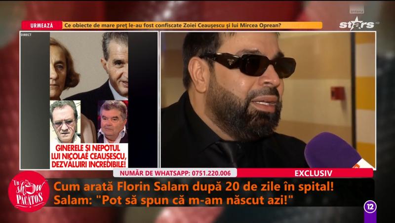 Florin Salam a fost externat! Cum se simte după 20 de zile petrecute într-un spital din străinătate. Primele declarații
