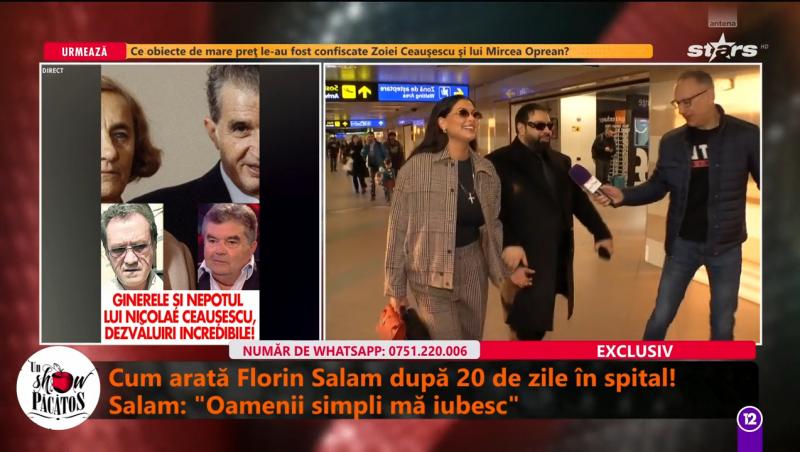 Florin Salam a fost externat! Cum se simte după 20 de zile petrecute într-un spital din străinătate. Primele declarații