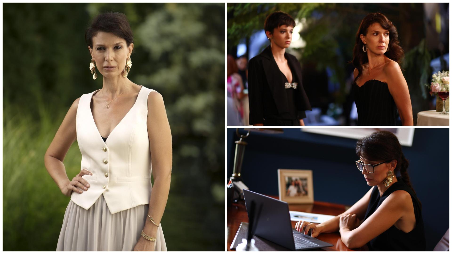Colaj cu Alina Chivulescu în trei ipostaze diferite