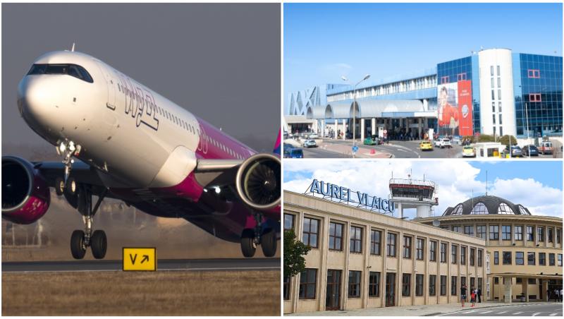 Avion Wizz Air, Aeroportul Băneassa și Aeroportul Otopeni