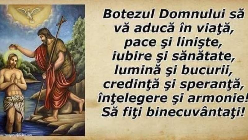 Mesaje și felicitari de Bobotează pentru cei dragi. Ce se urează de Botezul Domnului