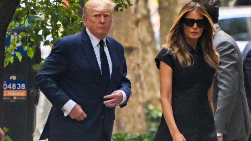 Noul portret al Melaniei Trump. Prima-doamnă a Americii a ajuns la Casa Albă.Ce diferențe sunt între acest portret și cel din 2017