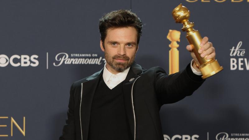 Discursul emoționant al actorului român Sebastian Stan după ce a primit Globul de Aur. 