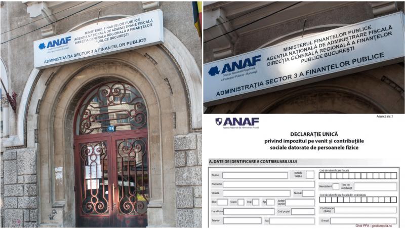 Unitate ANAF, declarație unică