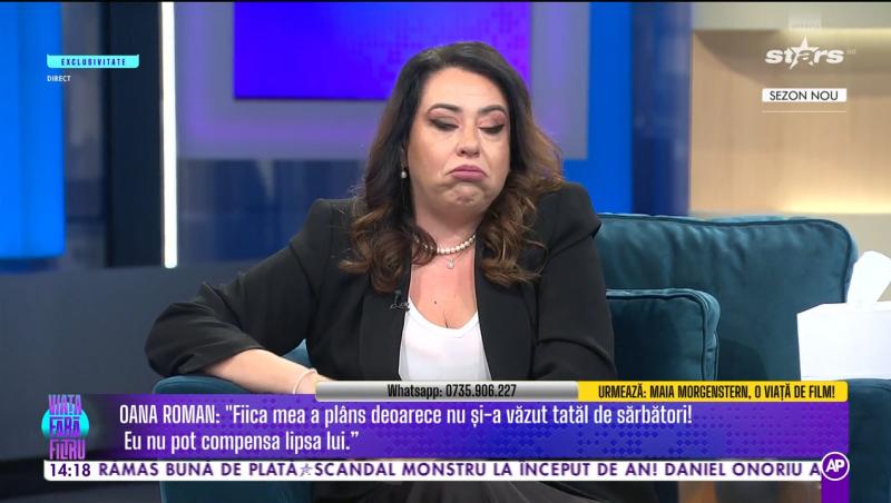 Oana Roman susține că fostul soț nu i-a trimis Isabelei nici măcar un mesaj de sărbători. Micuța a izbucnit în plâns | VIDEO