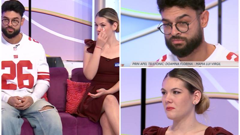 Mireasa, sezon 12. Mama lui Virgil a intervenit telefonic. Ce a spus despre decizia fiului de a rupe legătura cu Alexandra