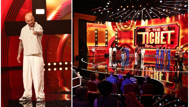 colaj foto cu catalin bordea si concurenti de la the ticket