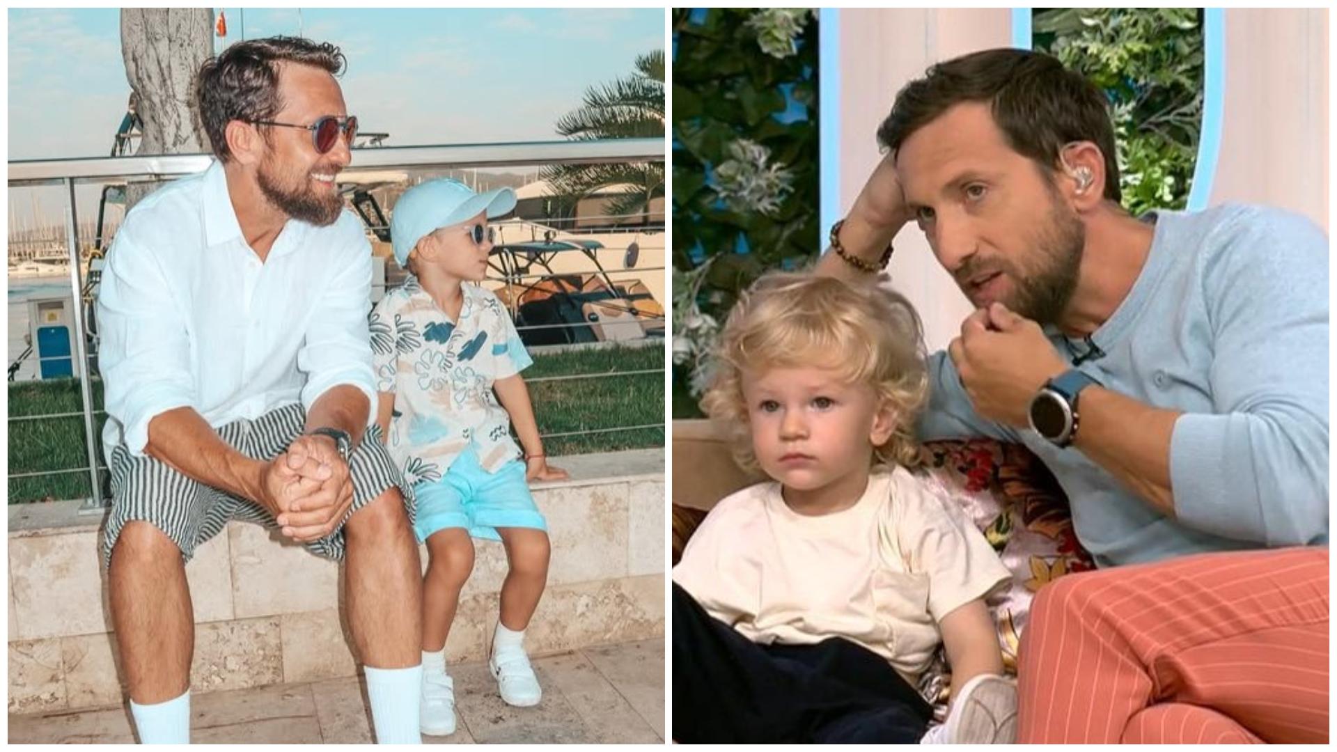Imagini adorabile cu Dani Oțil și fiul său în Malta. Prezentatorul TV a fost vizitat de familie la filmările pentru Power Couple