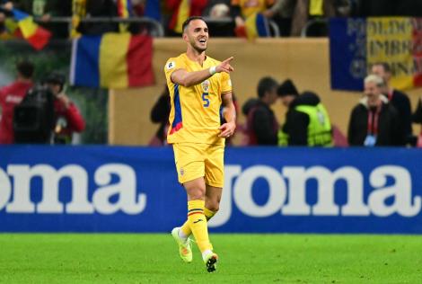 Cine e Virgil Ghiță, fotbalistul care a înscris golul deciziv în meciul România - Austria. Prima declarație după victorie