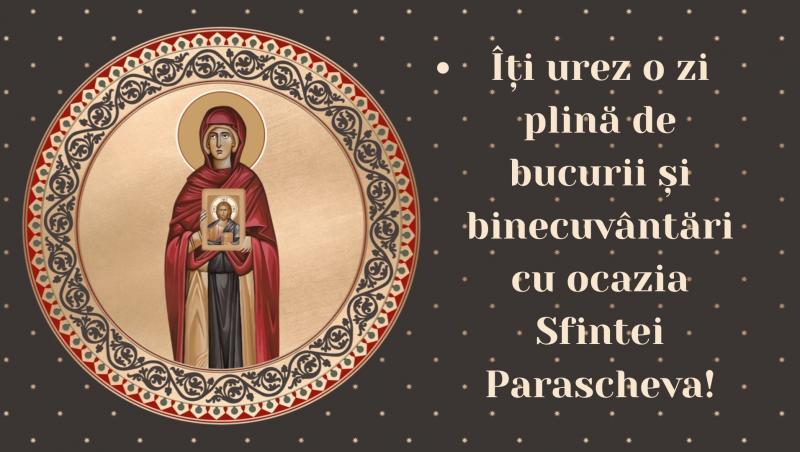 Mesaje creștine și urări speciale de Sfânta Parascheva. Marea sărbătoare este prăznuită pe 14 octombrie