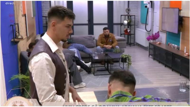 Mireasa, sezon 12. Conflict între Adin și Liviu: „Maică-ta e cloșcă și nu face corect ce face!”. Reacția doamnei Adriana