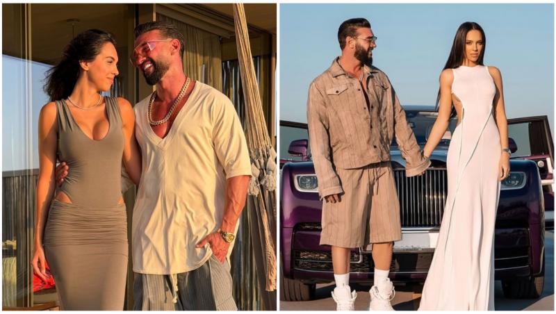 Colaj cu Dorian Popa și soția lui, Andreea, în două ipostaze diferite