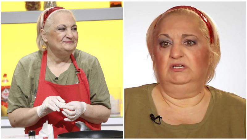 Colaj cu Marinela Chelaru în două ipostaze diferite la Chefi la cuțite