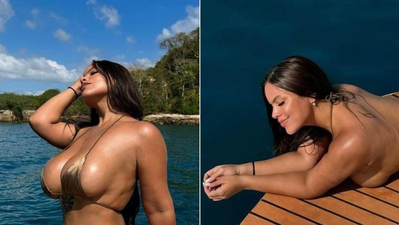 colaj gracie bon în costum de baie