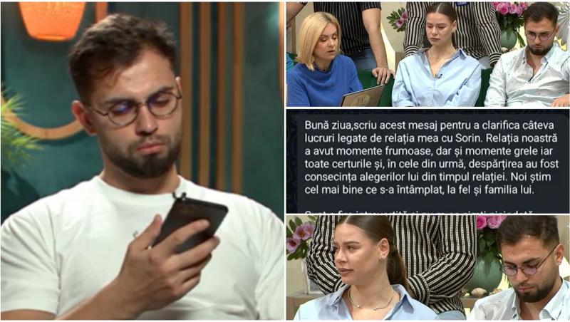 Sorin a primit un mesaj de la fosta iubită