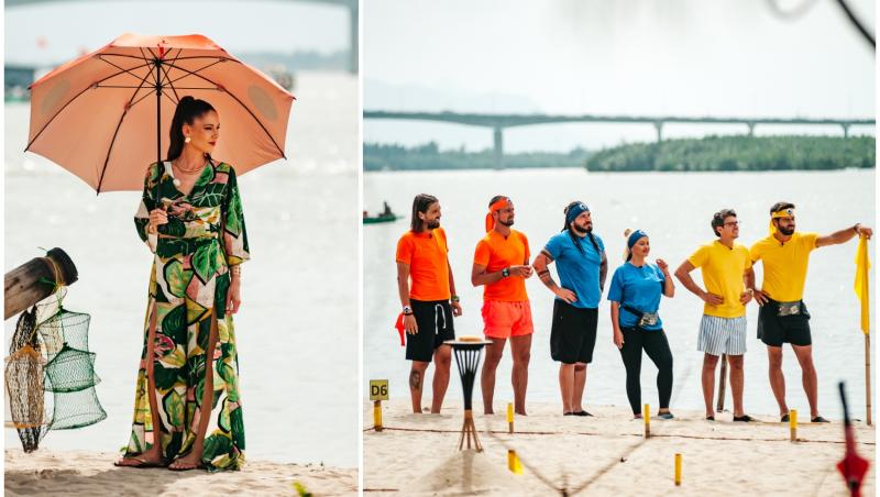 colaj foto cu irina fodor si echipele intrate la jocul pentru amuleta