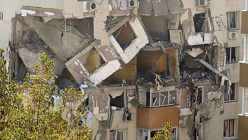 bloc explodat din rahova