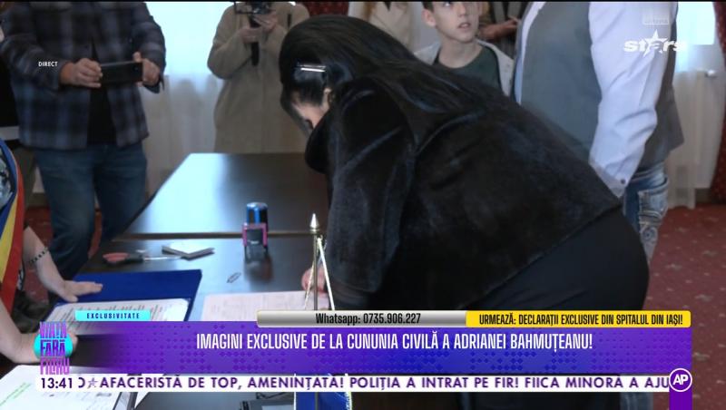 Adriana Bahmuțeanu și George Restivan s-au căsătorit! De ce nu a purtat vedeta rochie albă în ziua cea mare