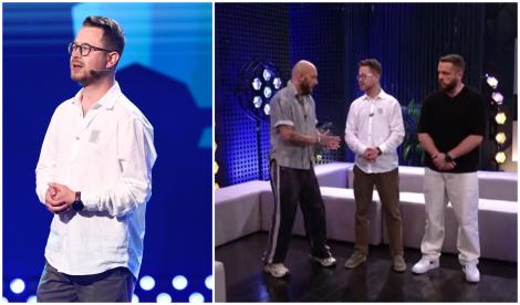 Codrin Dănilă de la The Ticket, joc de improvizație cu Nelu Cortea și Cătălin Bordea! Cei trei au făcut show în culise