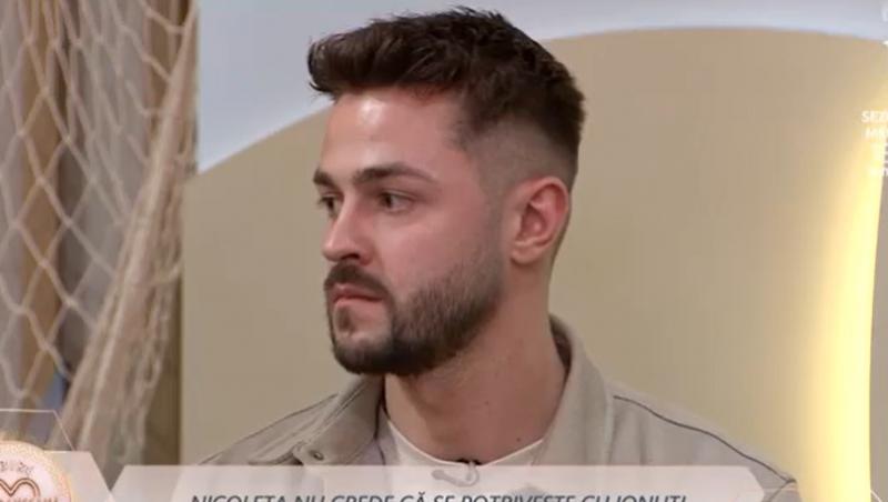 Mireasa sezonul 12. Nicoleta a oprit cunoașterea cu Ionuț. Familiile celor doi au intervenit imediat telefonic