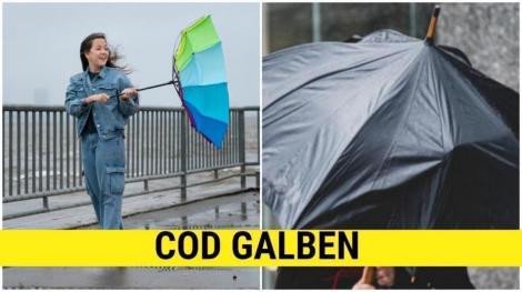 Avertizare meteo! Cod galben de vânt puternic până vineri în țară. Unde vor fi cele mai puternice rafale