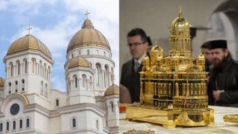 Cum arată Catedrala Mânturirii Neamului la interior, după ce a fost pregătită pentru sfințirea de duminică, 26 octombrie