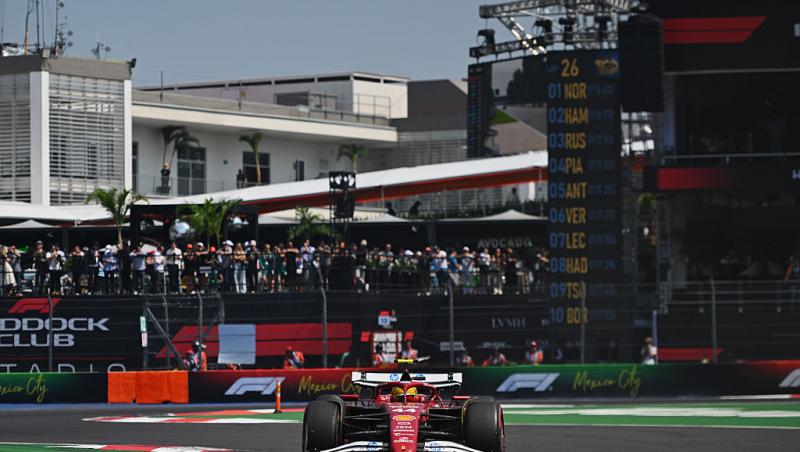Vezi acum calificările din Formula 1™ pentru Marele Premiu al Mexicului. Lupta pentru pole e LIVE în AntenaPLAY și pe Antena 3 CNN