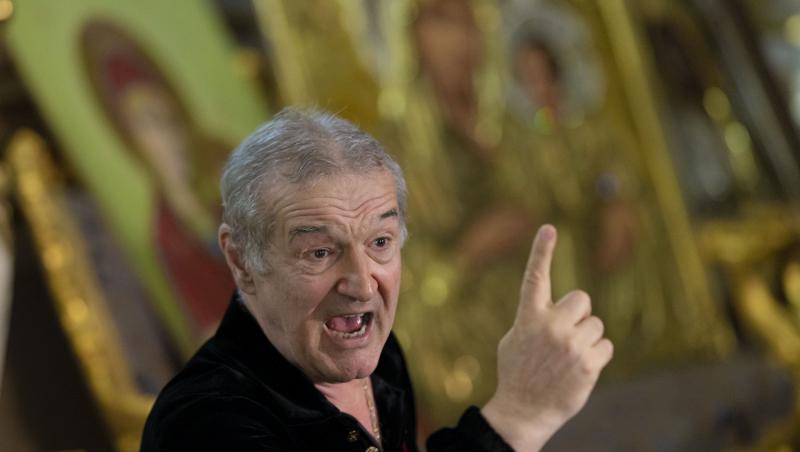 Cum a apărut Gigi Becali la sfințirea picturii Catedralei Mântuirii Neamului! Cum s-a îmbrăcat