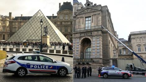 Doi suspecți au fost arestați în cazul furtului de bijuterii de la Muzeul Luvru din Paris. Cum au fost prinși