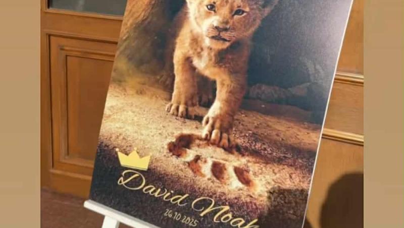 Mireasa, sezon 10. Fiul Ionelei și al lui Robert Aiftincăi a fost botezat. Primele imagini cu chipul micuțului David Noah