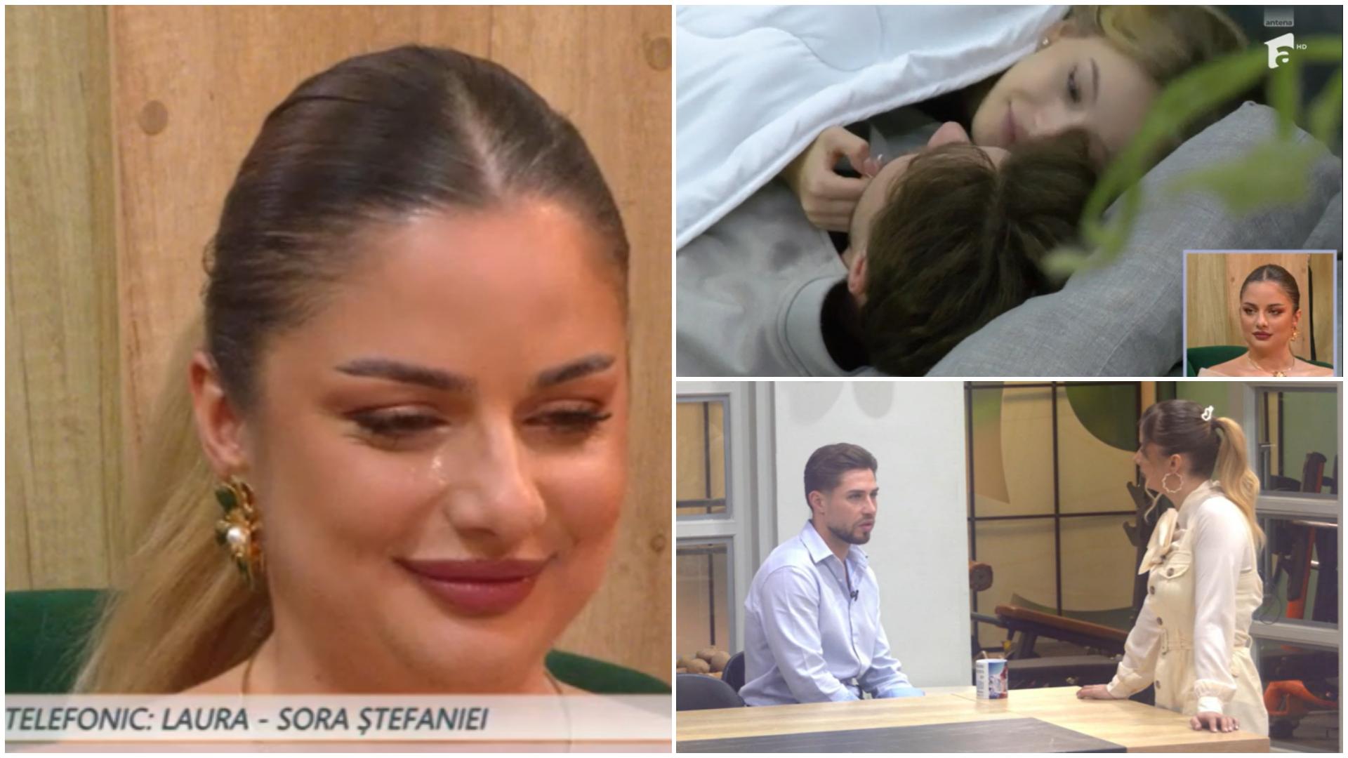 Mireasa, sezon 12. Sora Ștefaniei a intervenit telefonic. Fata a încercat să zâmbească, dar lacrimile i-au trădat sentimentele