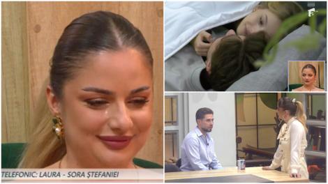 Mireasa, sezon 12. Sora Ștefaniei a intervenit telefonic. Fata a încercat să zâmbească, dar lacrimile i-au trădat sentimentele