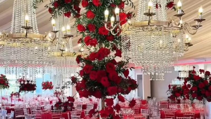 Imagini de senzație de la nunta Claudiei Puican cu Armin Nicoară. Cum arată artista în rochie de mireasă. Ce tort și meniu au avut