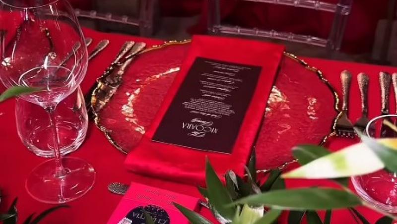 Imagini de senzație de la nunta Claudiei Puican cu Armin Nicoară. Cum arată artista în rochie de mireasă. Ce tort și meniu au avut