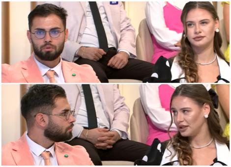 Mireasa, sezon 12. Diana și Sorin, întrebați dacă sunt într-o cunoaștere. Cei doi au avut răspunsuri diferite